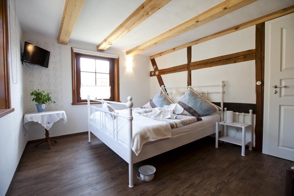 Pension Alte Schmiede Zabeltitz Номер фото
