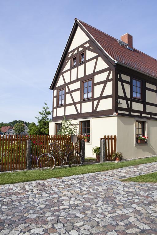 Pension Alte Schmiede Zabeltitz Экстерьер фото