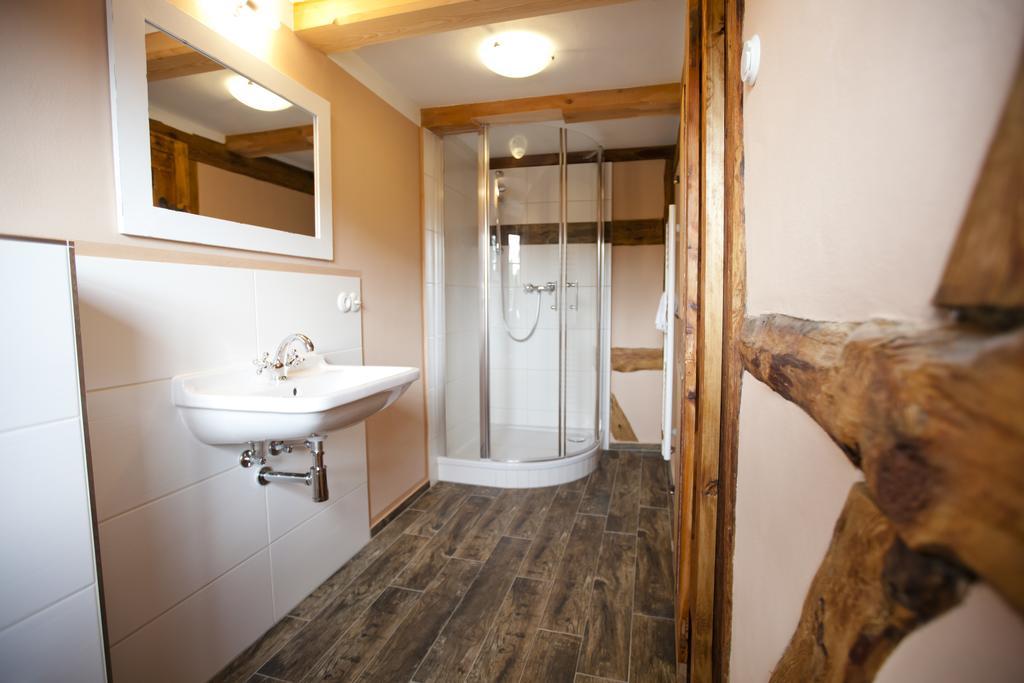 Pension Alte Schmiede Zabeltitz Номер фото